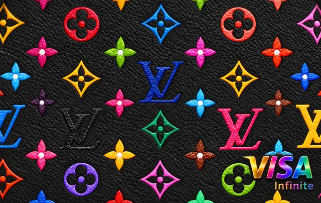 Visa · Louis Vuitton x Takashi Murakami Multicolor Monogram Black