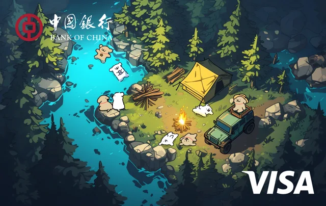 中国银行 × 线条小狗 VISA