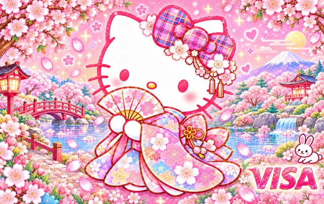 Visa · Hello Kitty Kimono