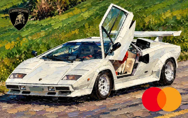 lamborghini countach Mastercard