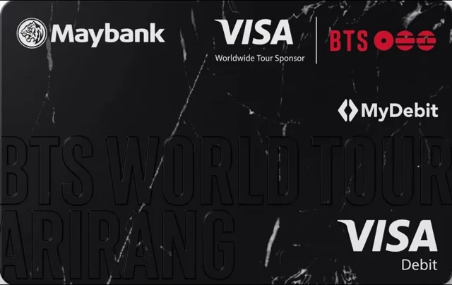 Maybank · BTS WORLD TOUR 'ARIRANG' Debit Card
