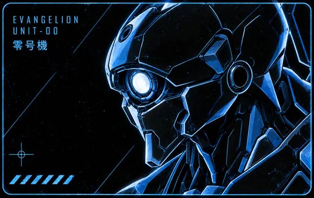EVA-00 // Cool blue Frame
