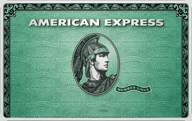 American Express (Amex) US · Retro Amex Green