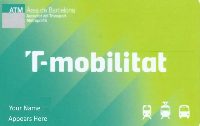 T-mobilitat（西班牙巴塞罗那）交通卡