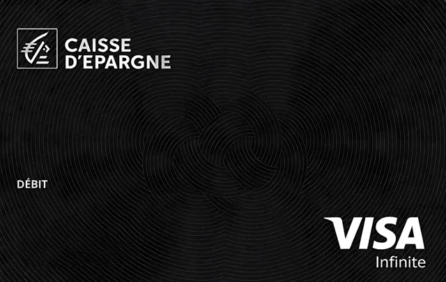 Caisse d'Epargne · Caisse d’Epargne Black card, visa infini