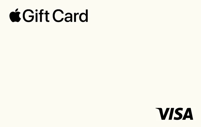 Apple gift card visa