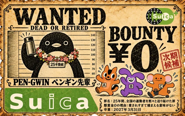 suicaペンギン懸賞金