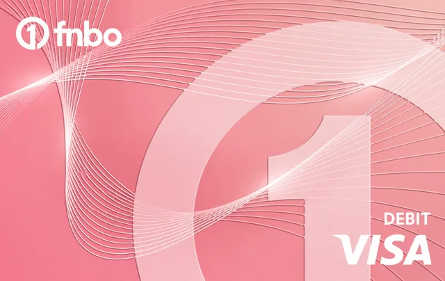 FNBO Visa Debit — Dusty Rose