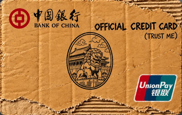 BOC UnionPay Vintage Card