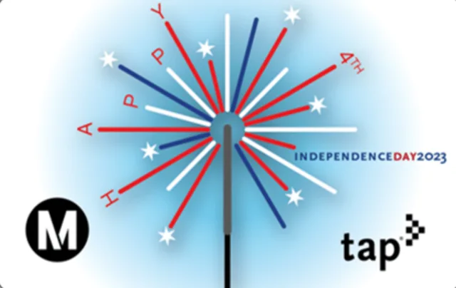 独立日（美国洛杉矶）TAP交通卡