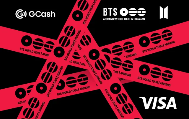 BTS WORLD TOUR 'ARIRANG' GCash Visa Card