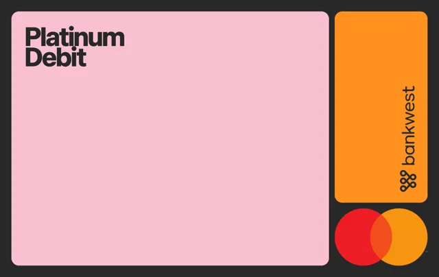 Bankwest Debit Mastercard (Pink)