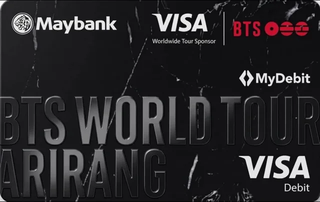Maybank · BTS WORLD TOUR 'ARIRANG' Debit Card