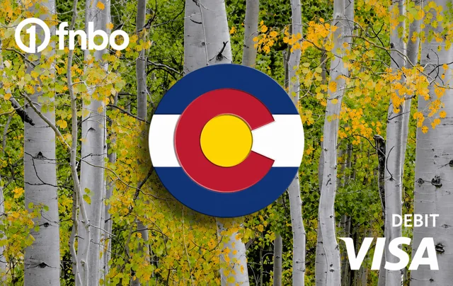 FNBO Visa Debit — Colorado Landscape