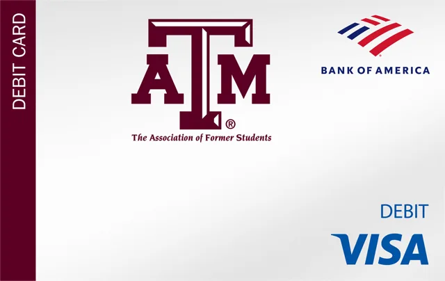 Bank of America Texas A&M Debit Card