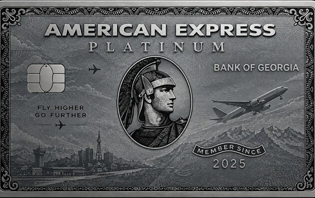 Bank of Georgia · American express platinium- Aviation