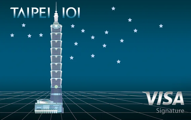 中國信託TAIPEI 101聯名御璽卡