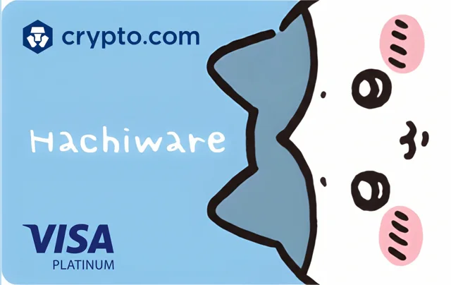 Crypto.com Hachiware Visa Platinum