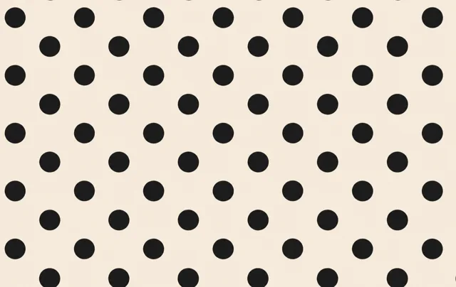 Polkadots Beige and Black