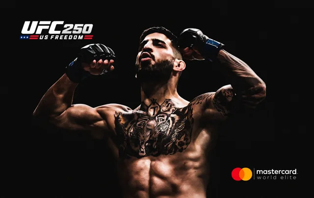 UFC Official mastercard, ilia topuria