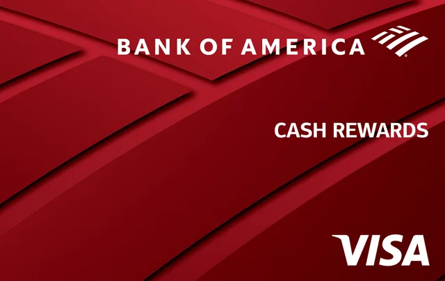 BofA Cash Rewards Credit Card (Dark Red)