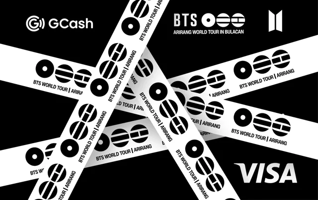 BTS WORLD TOUR 'ARIRANG' GCash Visa Card