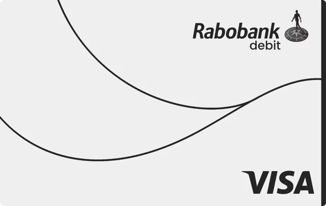 Rabobank Debit Visa grijs