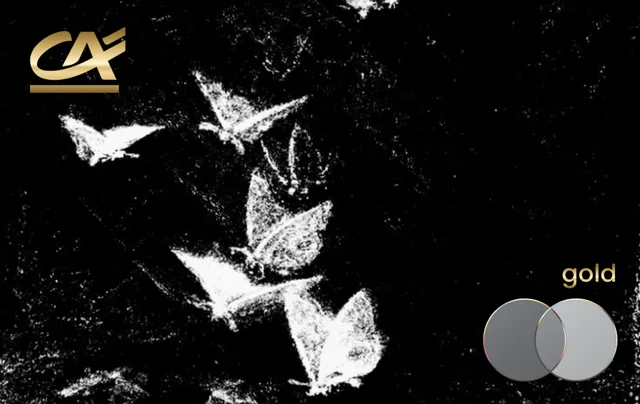 Crédit Agricole · CA mastercard Gold Black & White édition